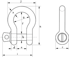 2" Van Beest® G-4161 Screw Pin Anchor Shackles | 35 Ton