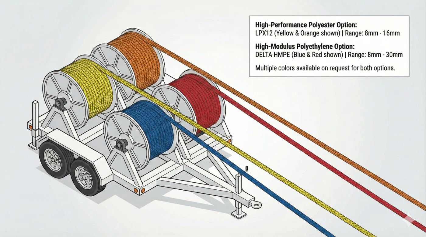 Utility Ropes | HMPE Ropes for Power Lines & Infrastructure | HMPE ...