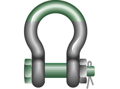 1-1/8" Van Beest® G-5263 Bolt, Nut & Cotter Alloy Anchor Super Strong Shackles | 15 Ton