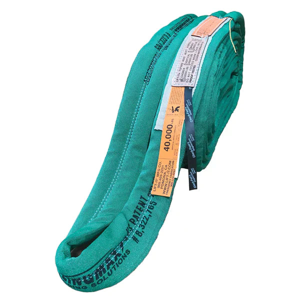 12" X 4' ENDLESS TWIN-PATH® HIGH PERFORMANCE ROUNDSLING | VERTICAL CAP: 275,000 LBS