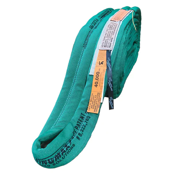 6" X 4' ENDLESS TWIN-PATH® HIGH PERFORMANCE ROUNDSLING | VERTICAL CAP: 125,000 LBS